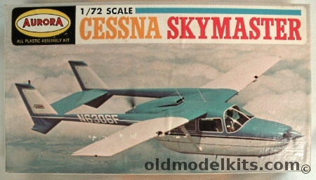 Aurora 1/72 Cessna Skymaster 337, 279-70 plastic model kit